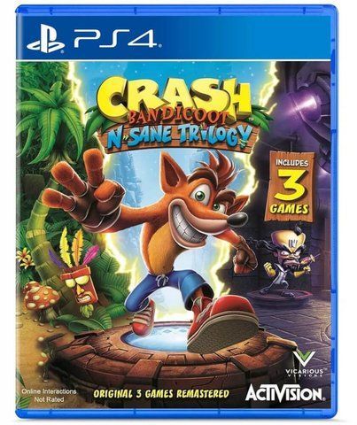 Игра Crash Bandicoot N. Sane Trilogy PS4 Новый 31207 фото