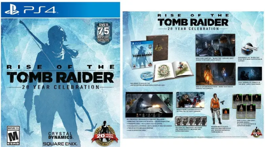 Rise of the Tomb Raider: 20 Year Celebration - Artbook Edition PS4 41628 фото