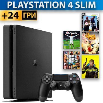 PlayStation 4 slim +24 Гри +6 міс Гарантії Б/У 172890 фото