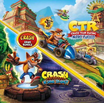 Цифровая игра Crash Bandicoot - N. Sane Trilogy + CTR Nitro-Fueled - PS4, PS5 91157 фото