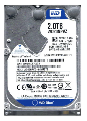 Внешний жесткий диск 2TB Western Digital WD20NPVZ USB 3.0 (2000GB) Б/У 572130 фото