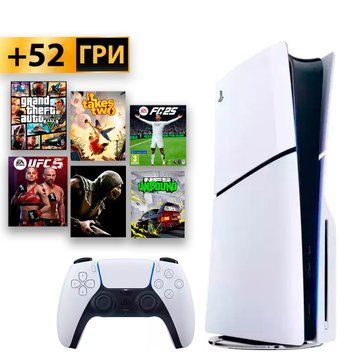 PlayStation 5 slim +52 Игры +12 мес Гарантии Б/У 2377466 фото