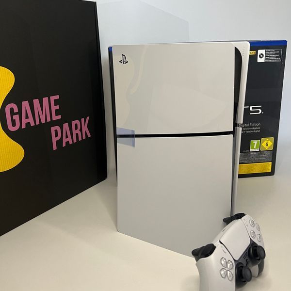 Sony PlayStation 5 Slim Digital Edition 1TB White Б/У + DualSense &mdash; идеальное состояние +6 мес Гарантии 15554437 фото