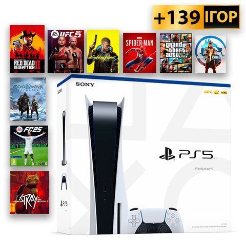 PlayStation 5 +139 Ігор +12 міс Гарантії 239402 фото