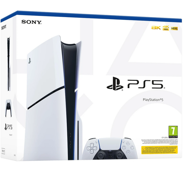 Оригінальна коробка Sony PlayStation 5 Slim Б/У &mdash; хороший стан 101116 фото