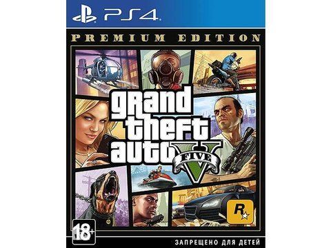 Гра Grand Theft Auto V GTA 5 Premium Edition PS4 Новий 31141 фото