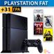 Sony PlayStation 4 Fat Б/У +31 Игра +6 міс Гарантии (Fifa 24, Cyberpunk, UFC и др) 172223 фото 1
