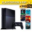 Playstation 4 Fat +503 Игры +6 мес Гарантии; подписка PS+ Premium и Extra +Online Б/У