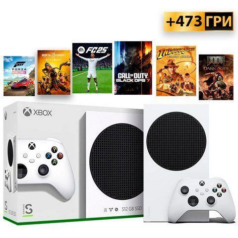 XBOX Series S +473 Гри +Xbox Live Gold +EA PLAY +6 міс Гарантії Б/У 222994 фото