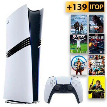 PlayStation 5 PRO +139 Гри +12 міс Гарантії 2 TB Нова 3377477 фото