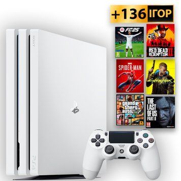 PlayStation 4 Pro 1TB +136 Ігор +6 міс Гарантії Б/У 12693 фото