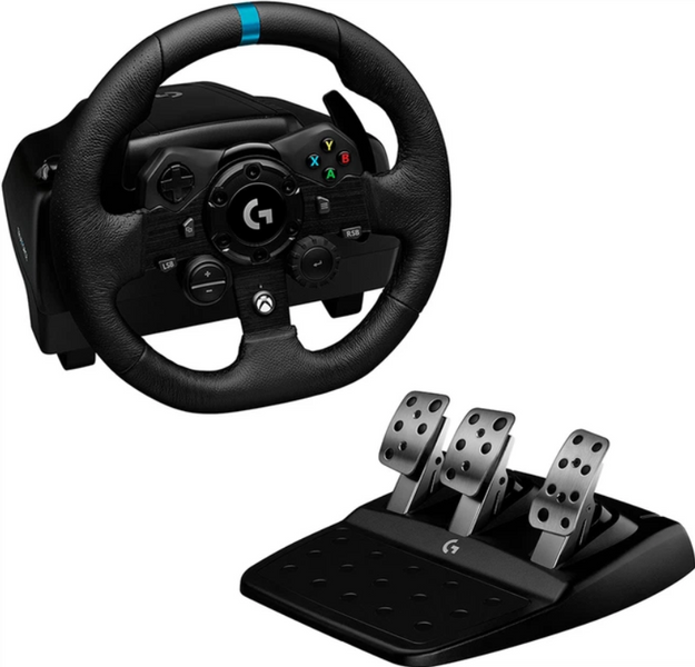 Кермо та педалі Logitech G923 TrueForce Racing Wheel Б/У 001825 фото