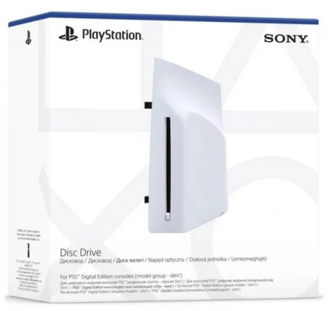 Дисковод Sony PlayStation 5 Slim и Pro Disc Drive White Новый 185322 фото
